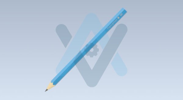 Pencil with Pencil Sharpener - 3D MODELING - Image 3